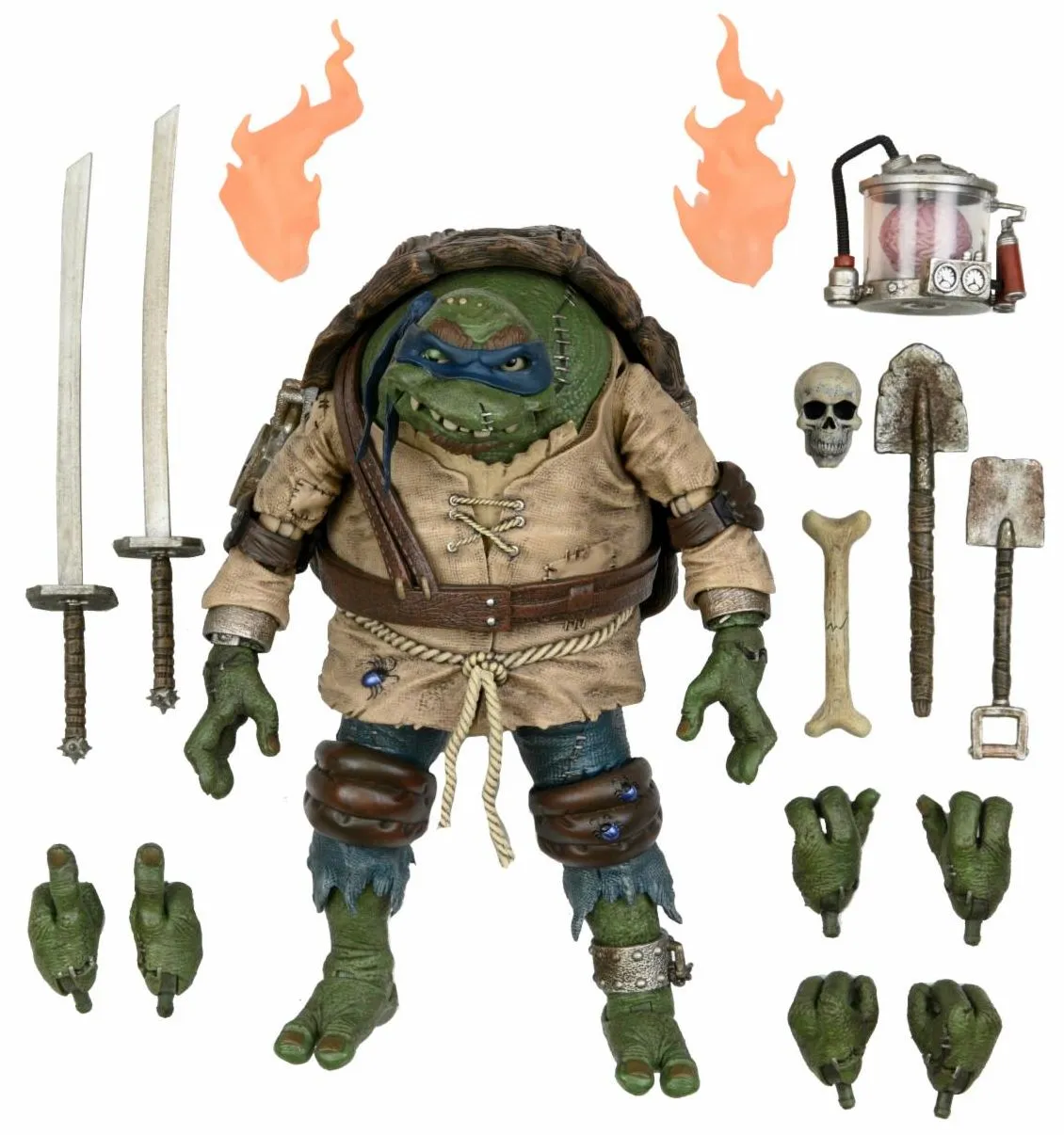 Ultimate Leonardo As The Hunchback - 7" Action Figurine - Teenage Mutant Ninja Turtles X Universal Monsters - NECA Collectibles