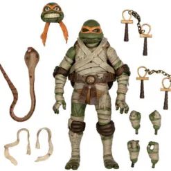 Ultimate Michelangelo As The Mummy - 7" Action Figurine - Teenage Mutant Ninja Turtles X Universal Monsters - NECA Collectibles