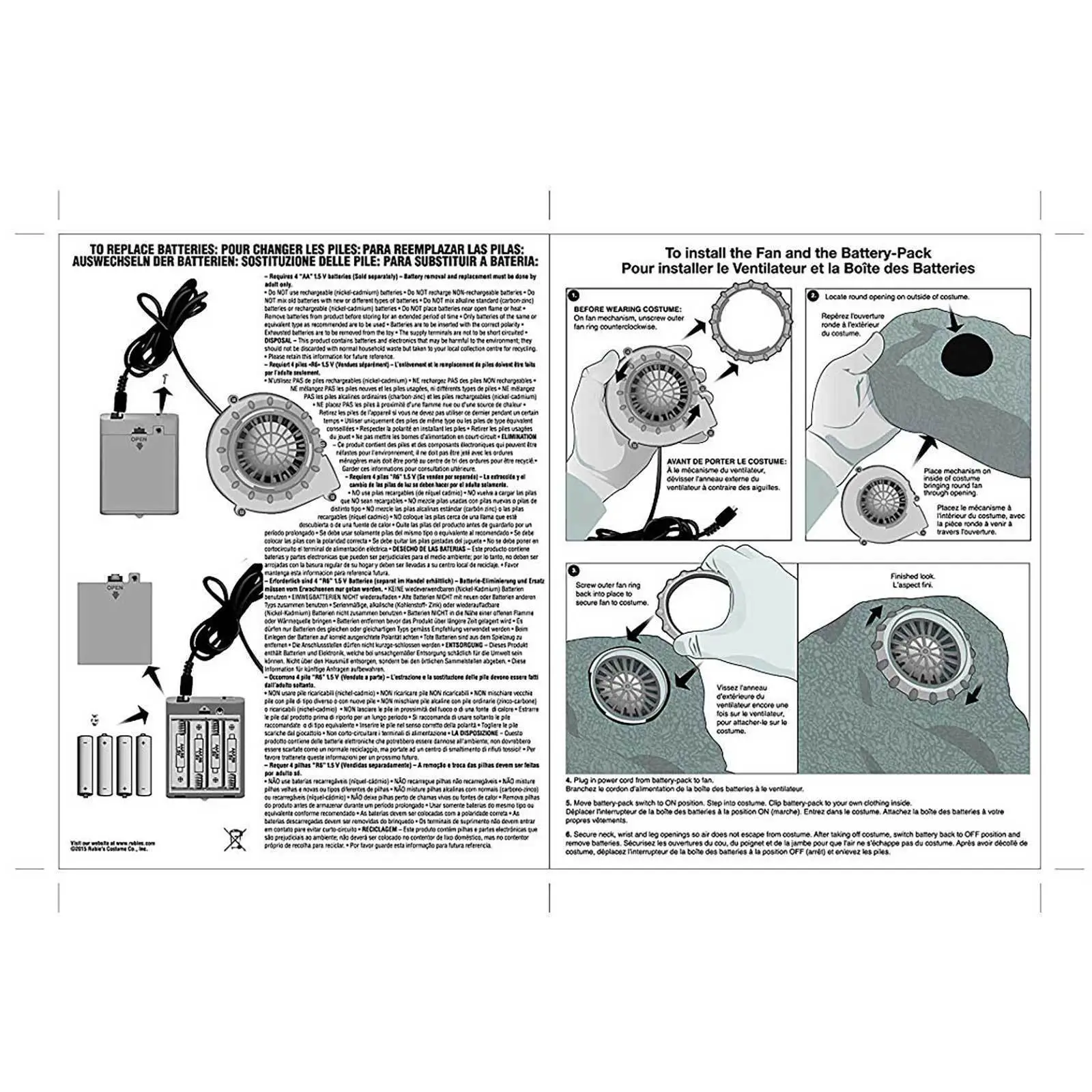 Velociraptor 'Blue' Inflatable Costume For Kids - Universal Jurassic World - Image 3