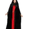 Velvet Hooded Cloak For Adults