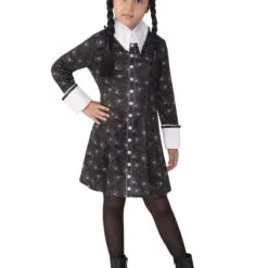 Wednesday Addams Costume For Kids - The Addams Family