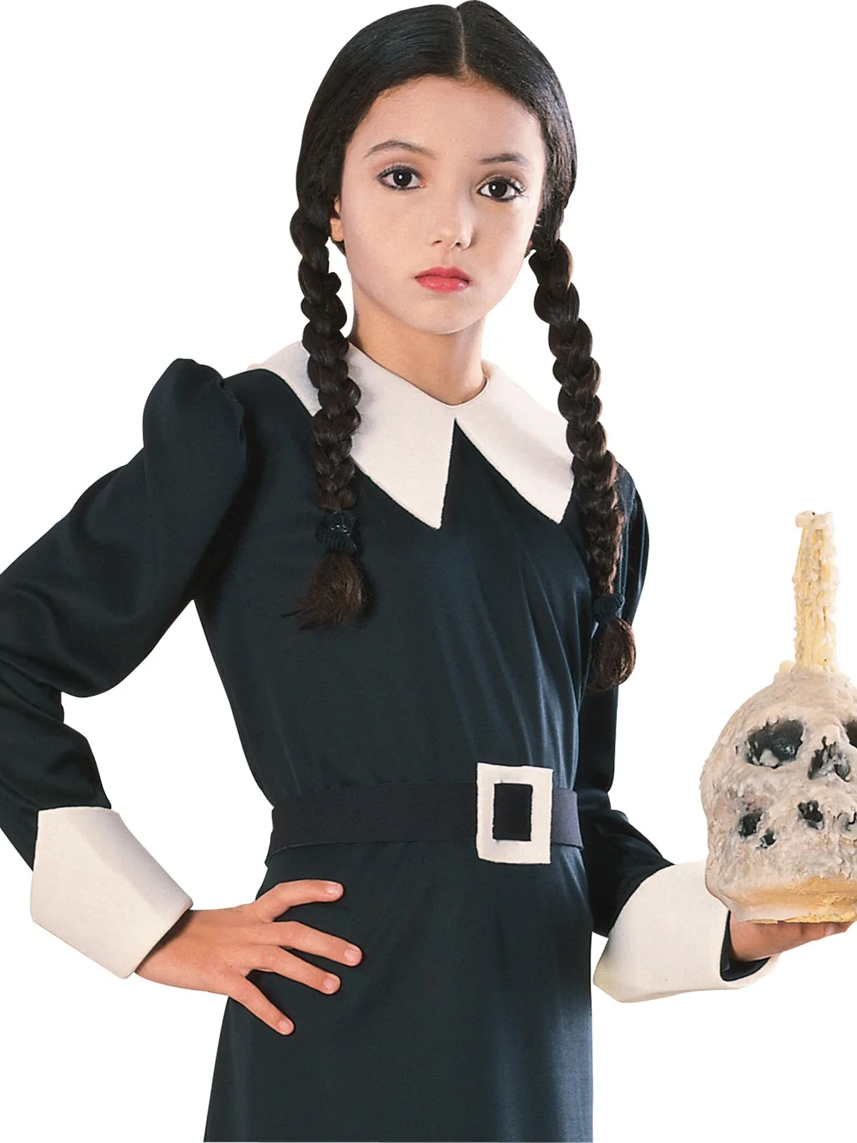 Wednesday Addams Wig For Kids - The Addams Family - Image 2