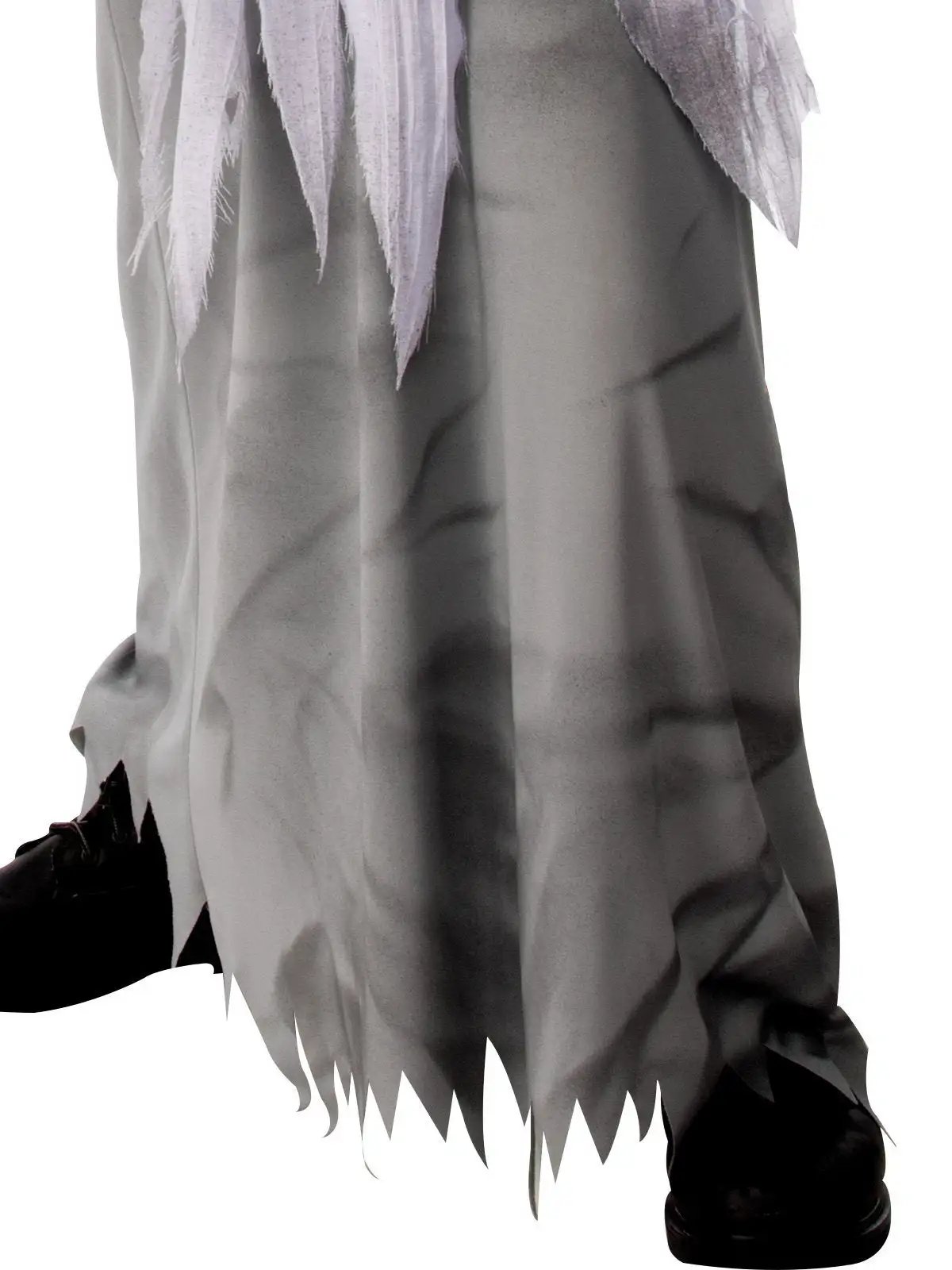 White Demon Hooded Robe Costume For Tweens - Image 4