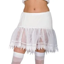 White Secret Wishes Petticoat For Adults
