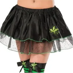 Wicked Witch Of The West Tutu Skirt For Adults - Warner Bros The Wizard Of Oz