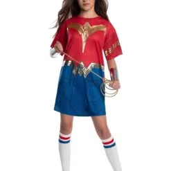 Wonder Woman 1984 Oversized Tee Costume For Teens - Warner Bros WW1984 Movie