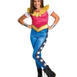 Wonder Woman Costume For Kids - Warner Bros DC Super Hero Girls