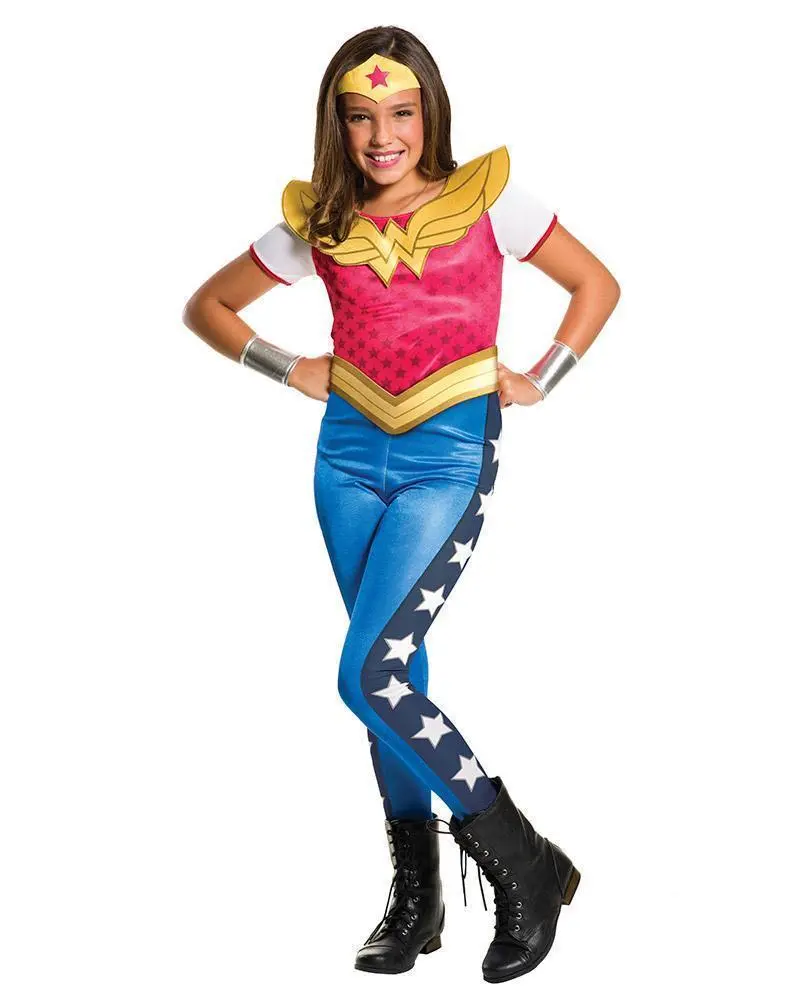 Wonder Woman Costume For Kids - Warner Bros DC Super Hero Girls