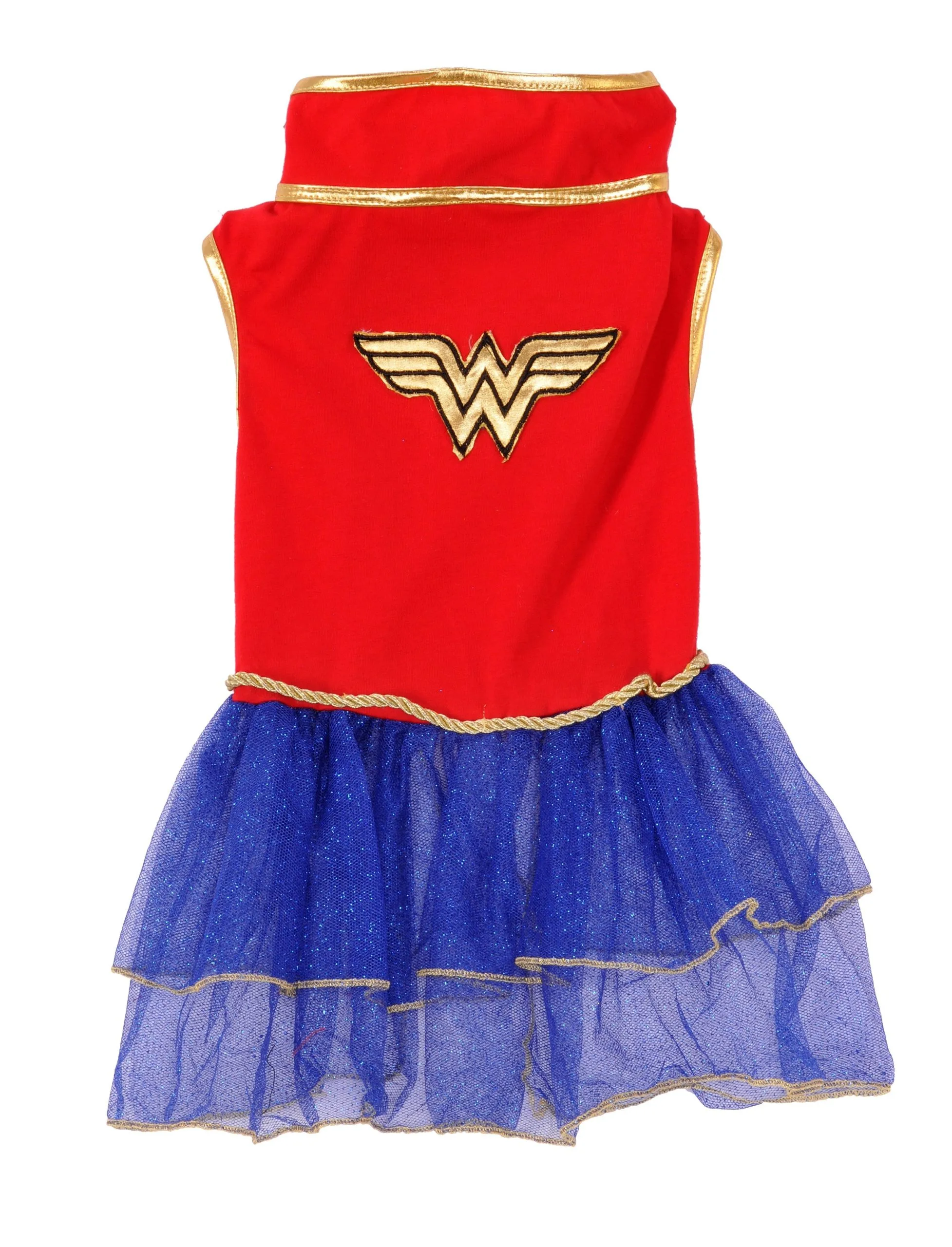 Wonder Woman Tutu Dress Pet Costume - Warner Bros DC Comics - Image 2