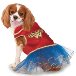 Wonder Woman Tutu Dress Pet Costume - Warner Bros DC Comics