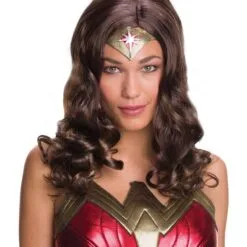 Wonder Woman Wig For Adults - Warner Bros Justice League