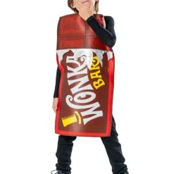 Wonka Bar Tabard Costume For Kids - Warner Bros Charlie And The Chocolate Factory