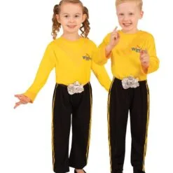 Yellow Wiggle Deluxe Pants Costume For Kids - The Wiggles