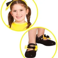 Yellow Wiggle Headband And Shoe Bow Set - The Wiggles