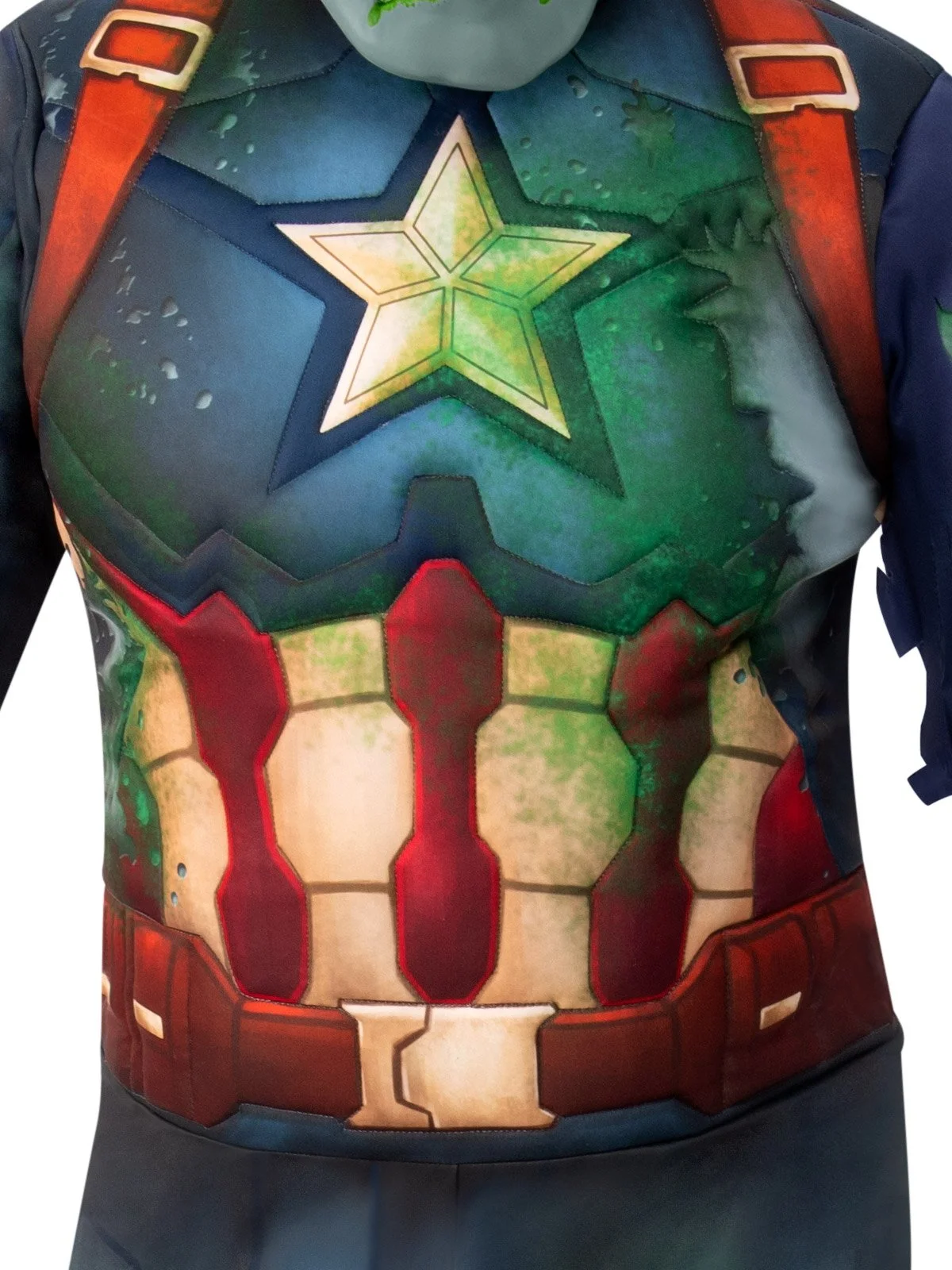 Zombie Captain America Deluxe Costume For Adults - Marvel What If? - Image 3